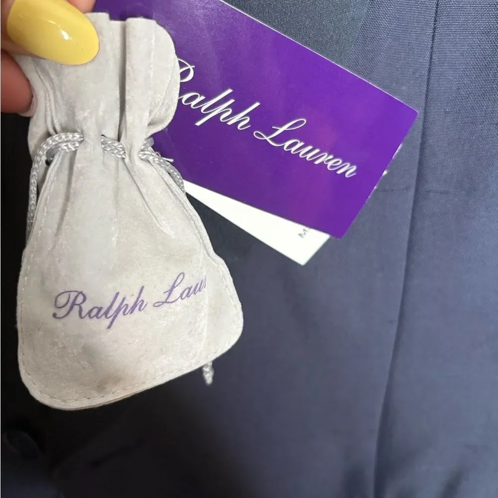Ralph Lauren Purple Label Kent Single-Breased Shawl Collar Silk Blazer